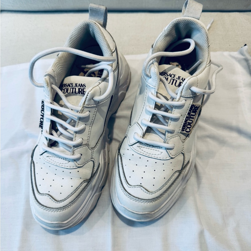 Versace Jeans Collection White Sneakers Authentic